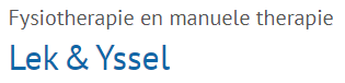 Bezoek Fysiotherapie Lek & Yssel